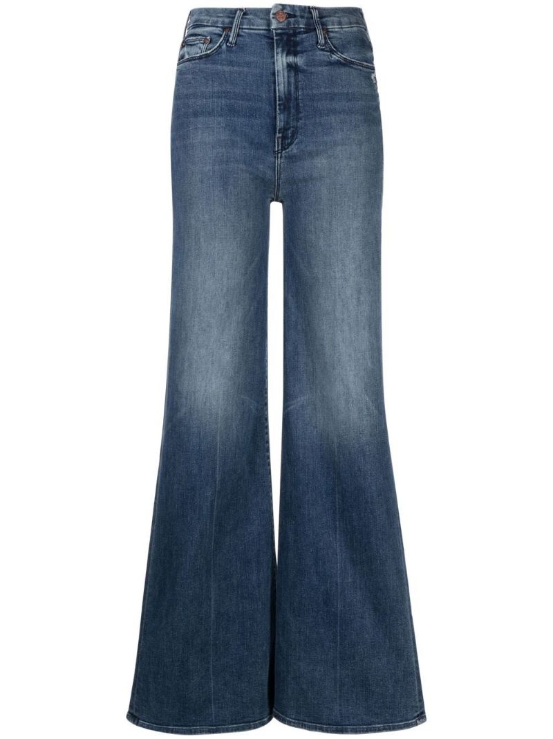 Blue Roller Skimp Wide-leg Jeans