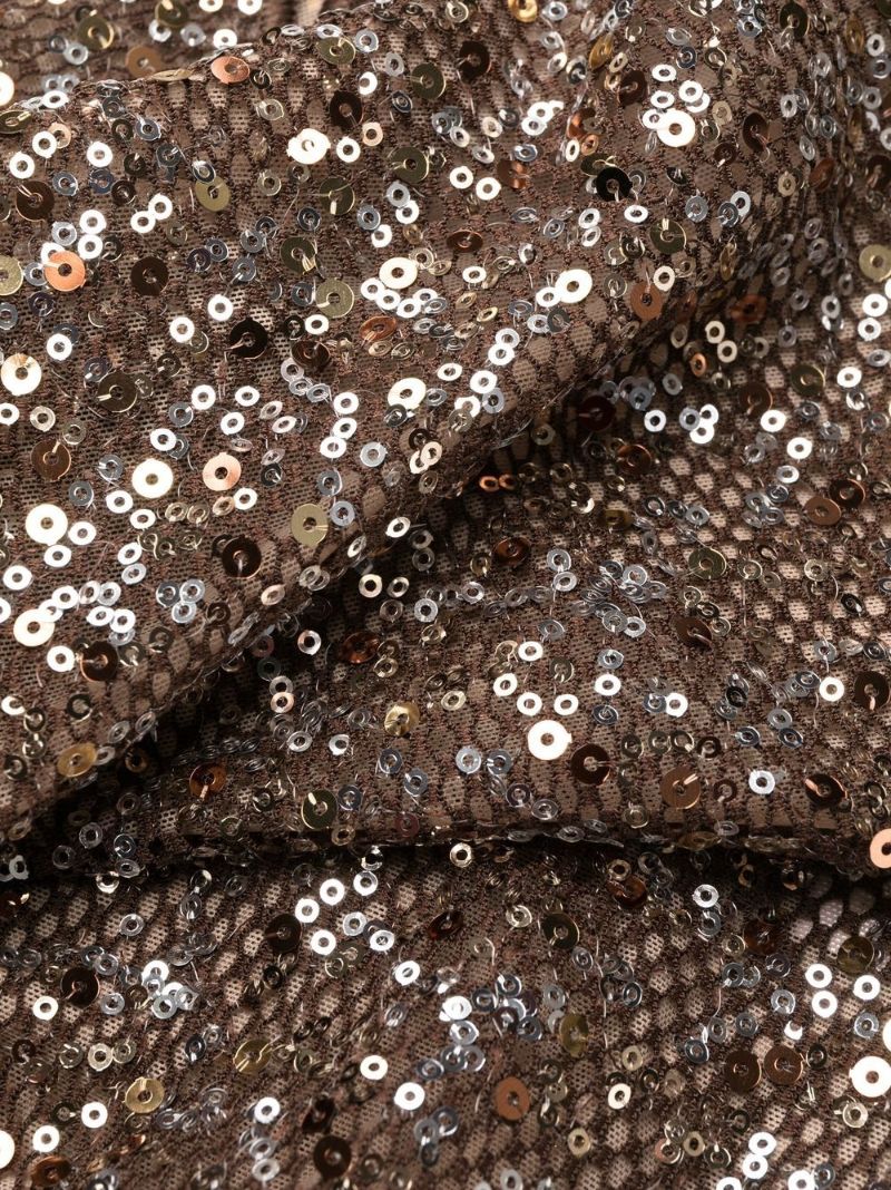 Brown Sequinned Bikini