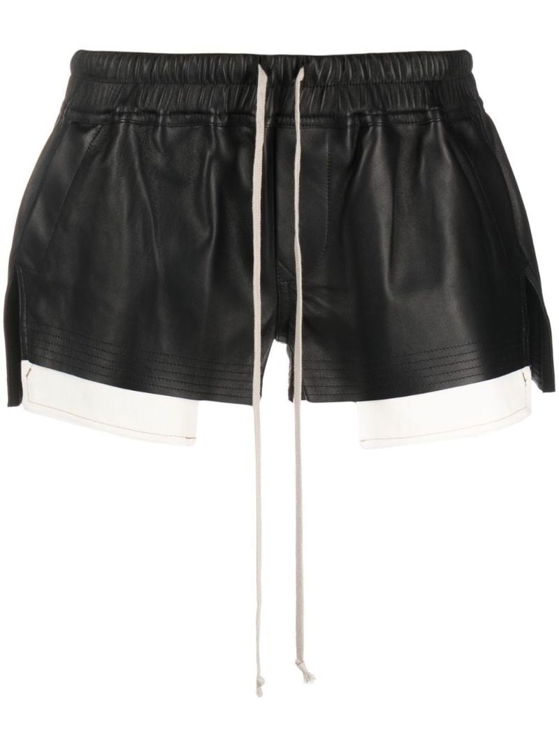 Black Drawstring Boxer Shorts