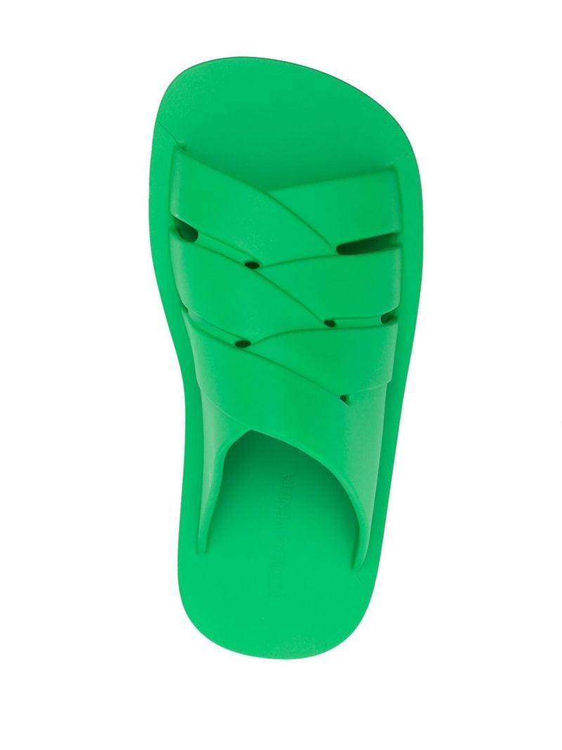 Green Rubber Slides