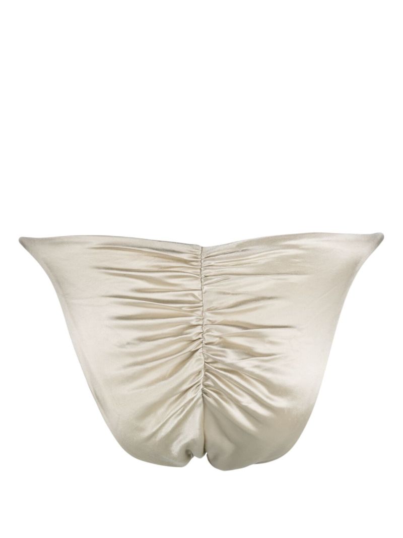 Silver-tone Heart Bikini Briefs