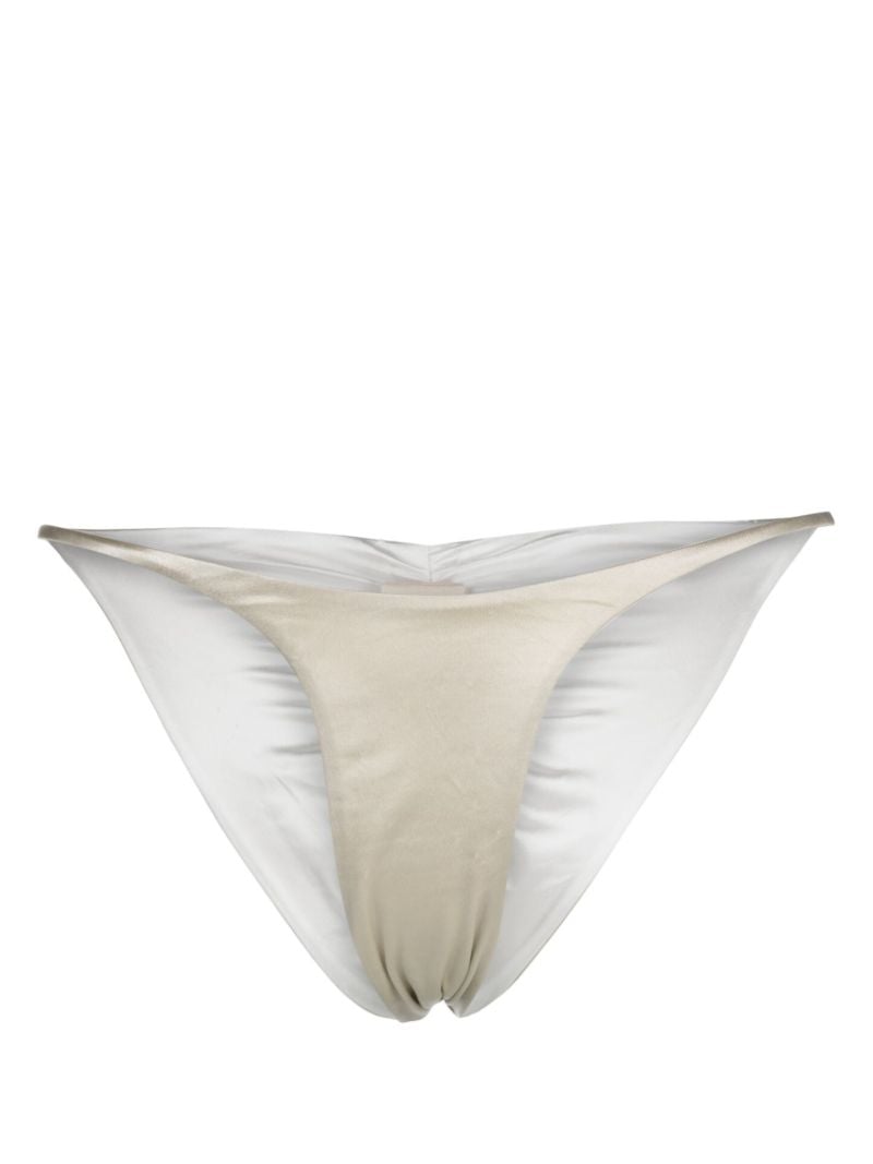 Silver-tone Heart Bikini Briefs