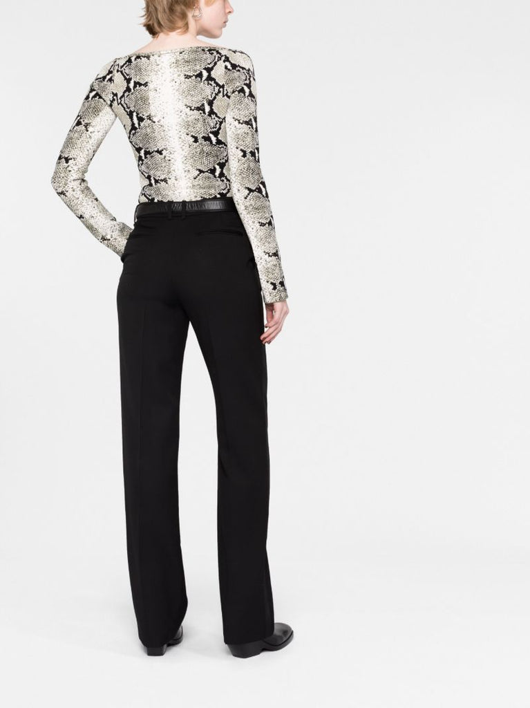 Grey the Maddy Snake-print Top