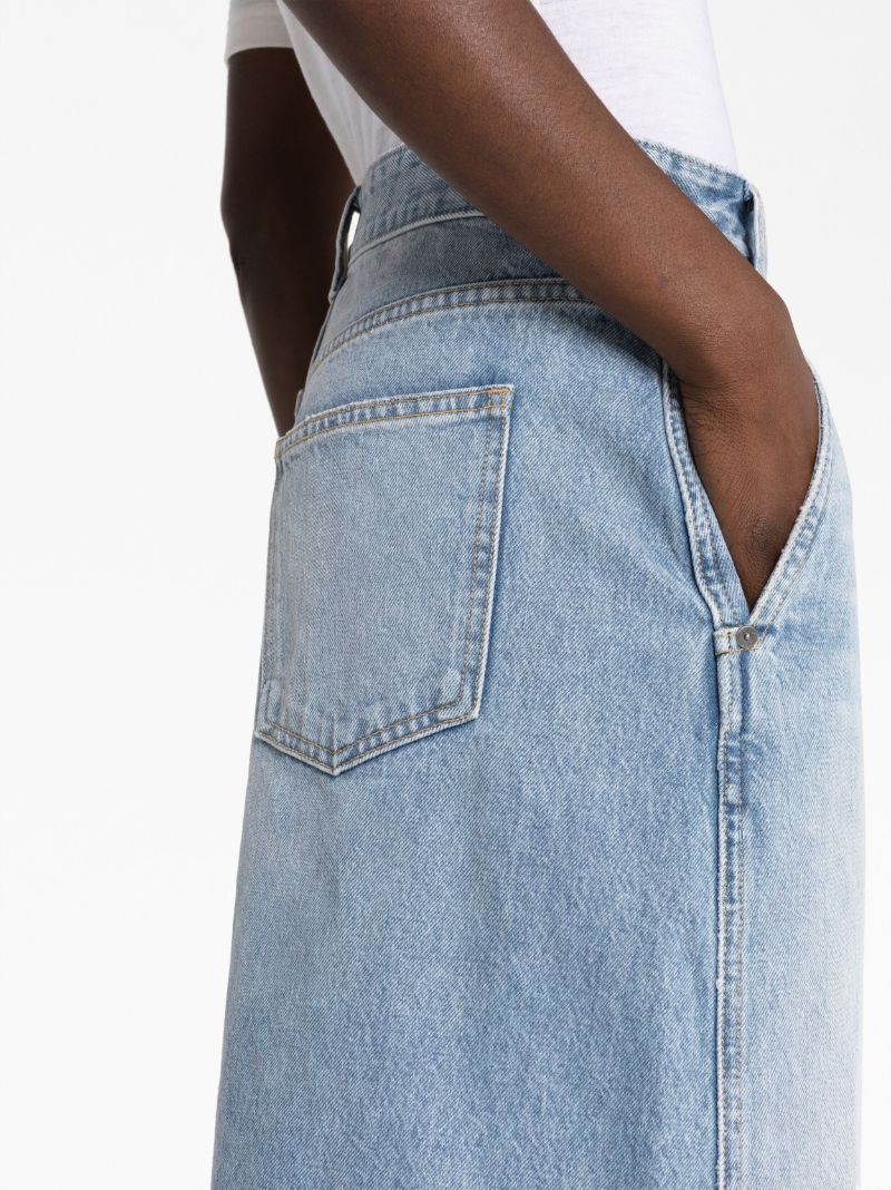 The Charlene Denim Midi Skirt