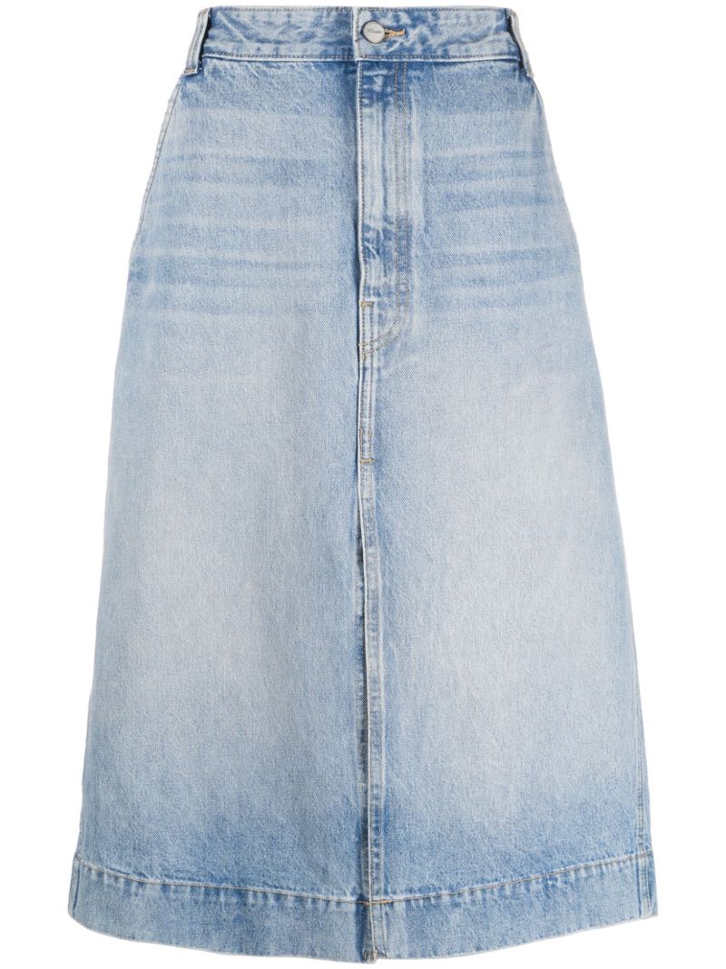 The Charlene Denim Midi Skirt