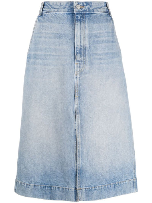 The Charlene Denim Midi Skirt