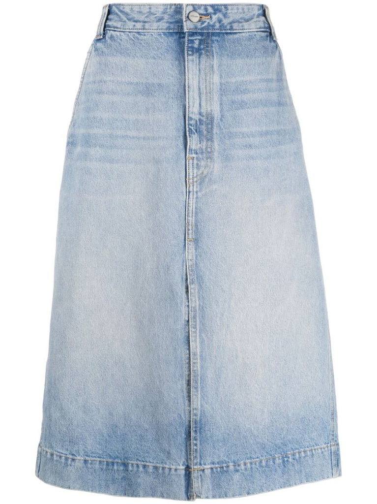 The Charlene Denim Midi Skirt