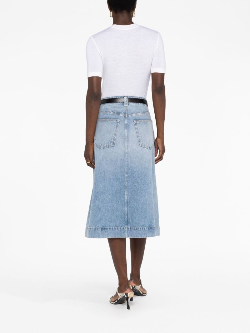 The Charlene Denim Midi Skirt