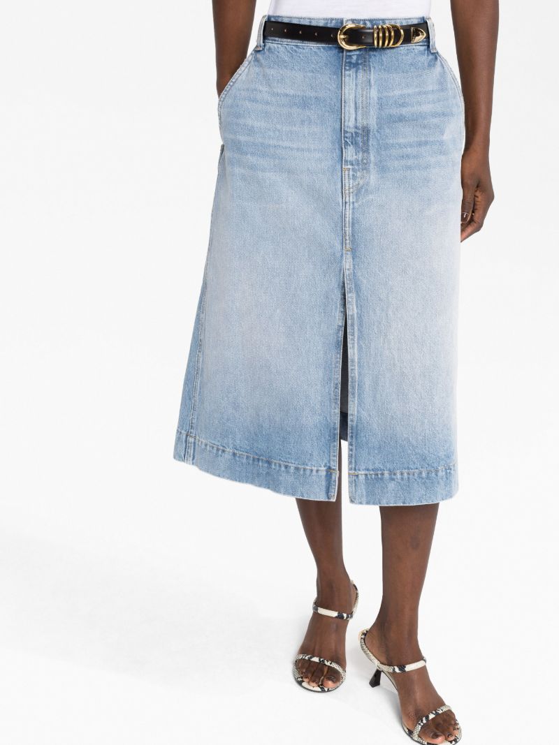 The Charlene Denim Midi Skirt
