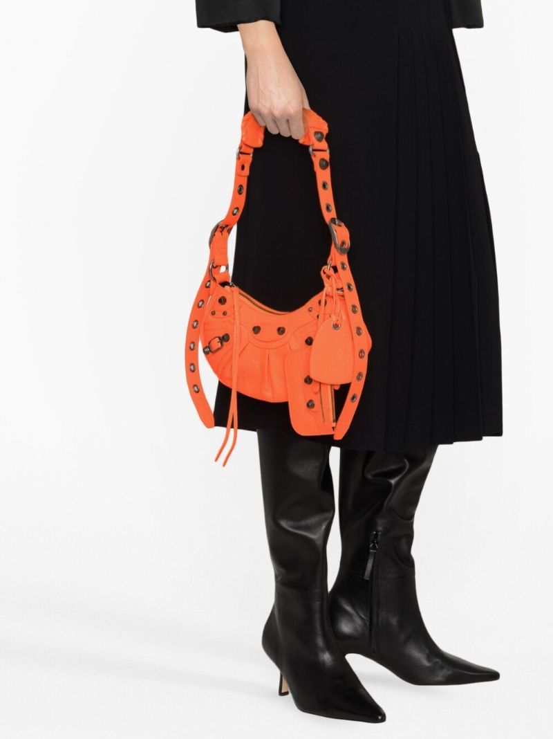 Orange Le Cagole Xs Shoulder Bag
