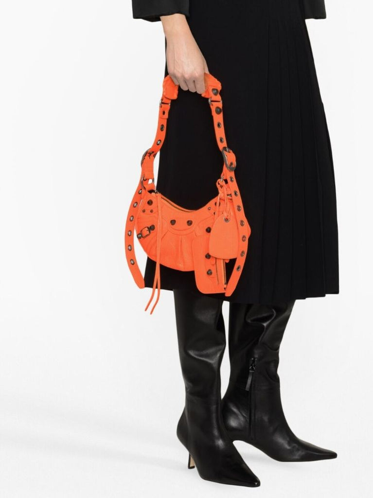Orange Le Cagole Xs Shoulder Bag