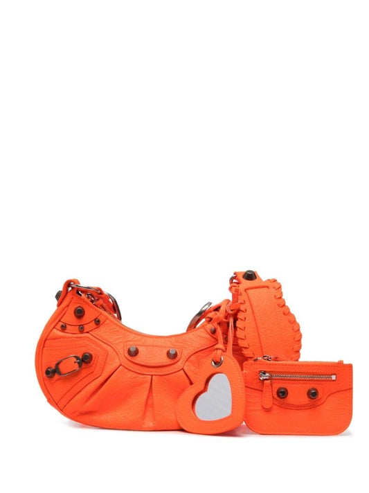 Orange Le Cagole Xs Shoulder Bag