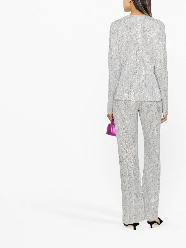 Silver Gloria Sequinned Top