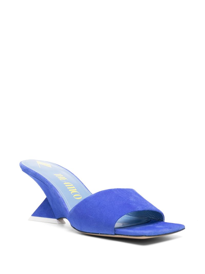 Blue Cheope 60 Suede Mules