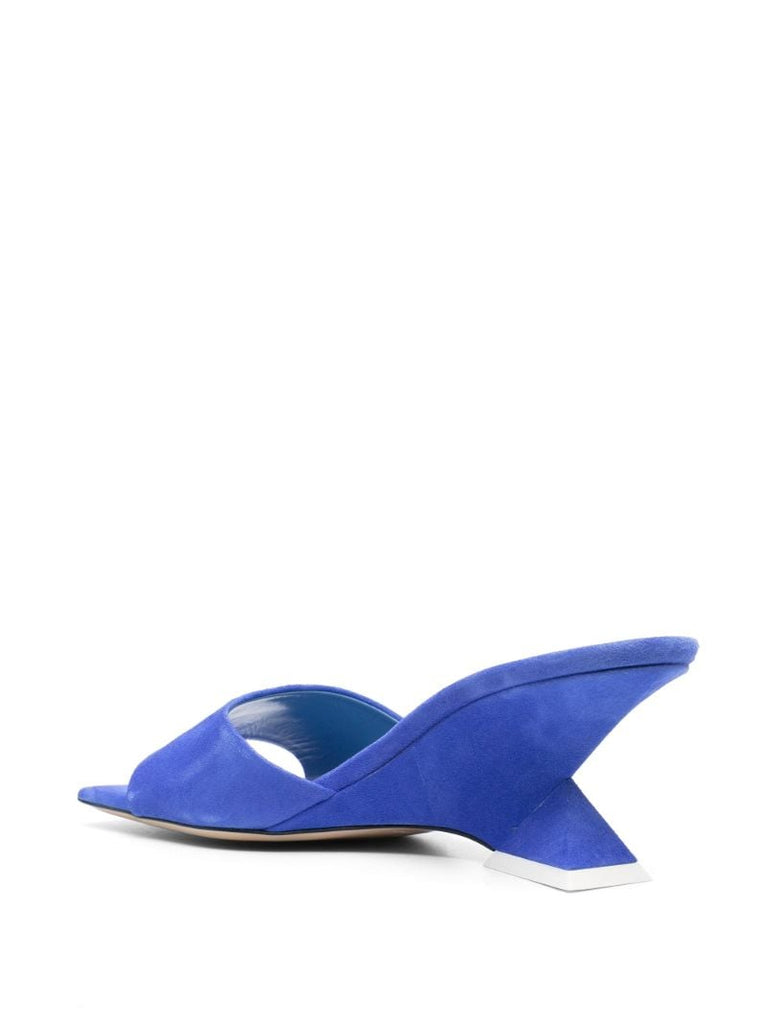 Blue Cheope 60 Suede Mules
