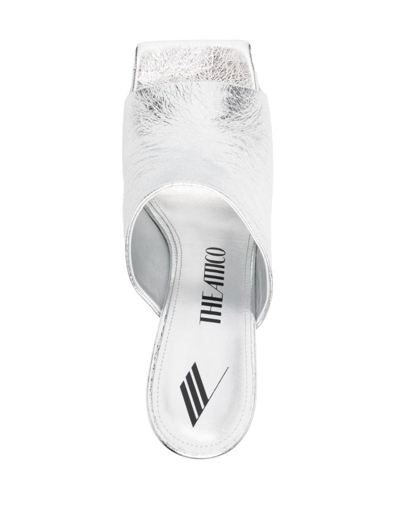 Silver Cheope 105 Leather Mules