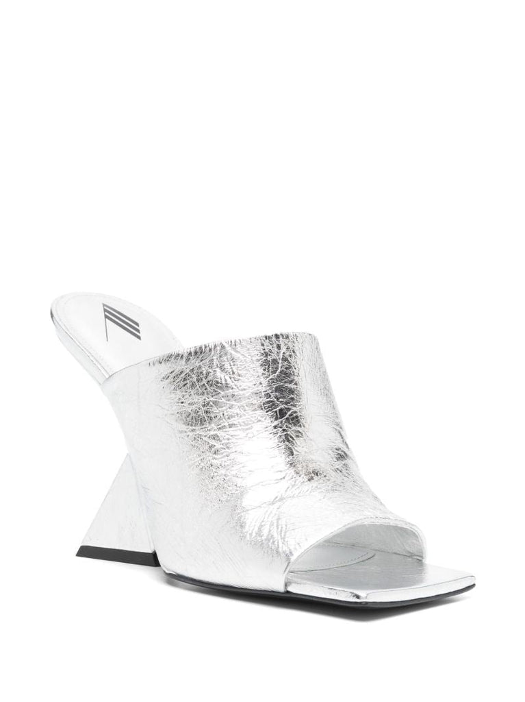 Silver Cheope 105 Leather Mules