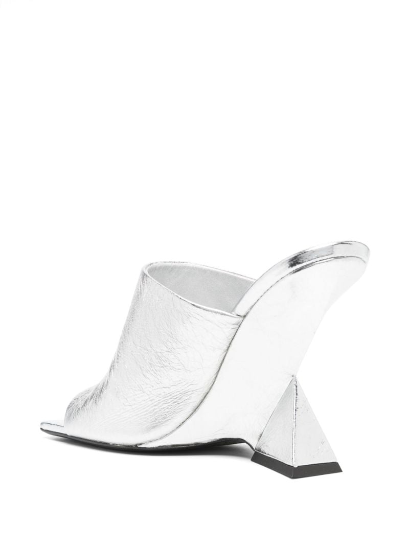 Silver Cheope 105 Leather Mules