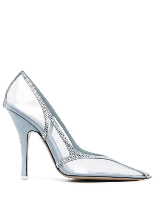 Blue Venus 105 Suede Pumps