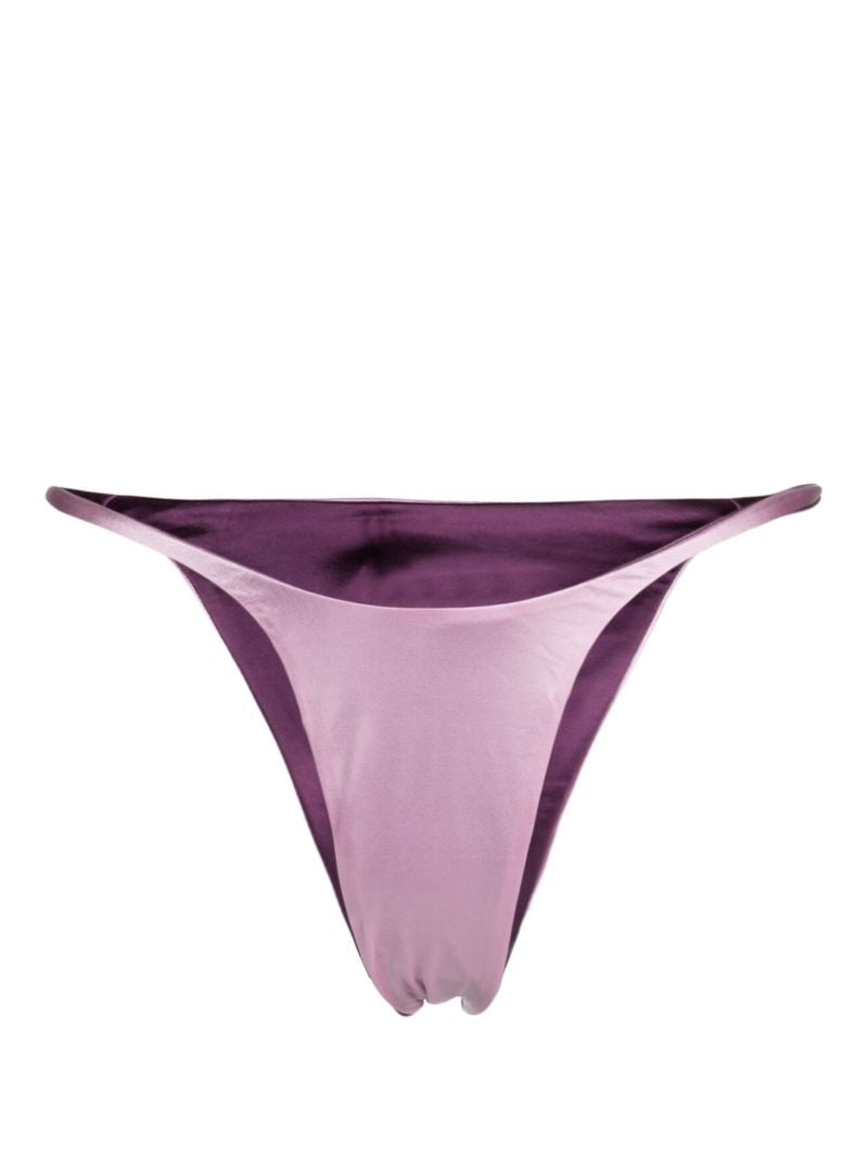 Purple Forward Satin Bikini Briefs
