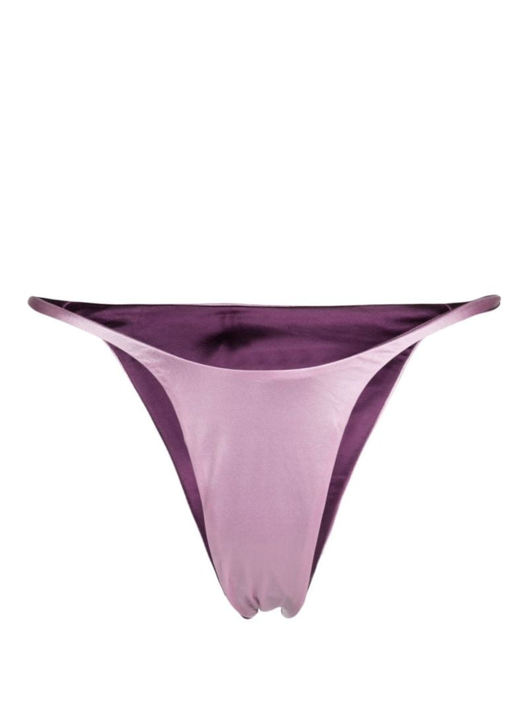 Purple Forward Satin Bikini Briefs