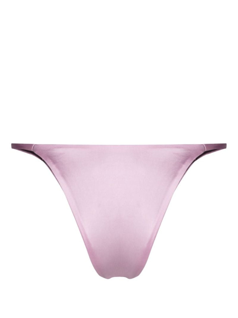 Purple Forward Satin Bikini Briefs