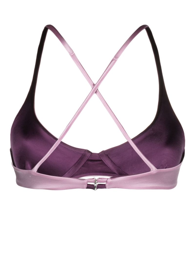 Purple Heart Bikini Top