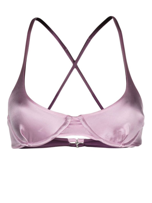 Purple Heart Bikini Top