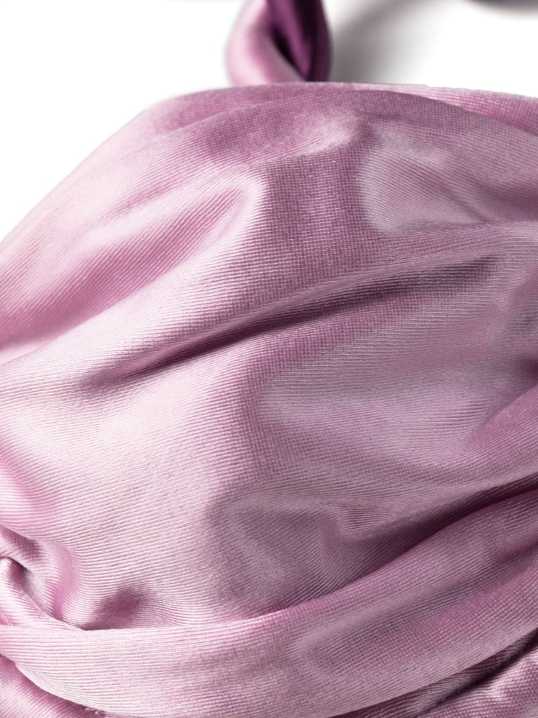 Pink Reversible Chunky Robe Bikini Top