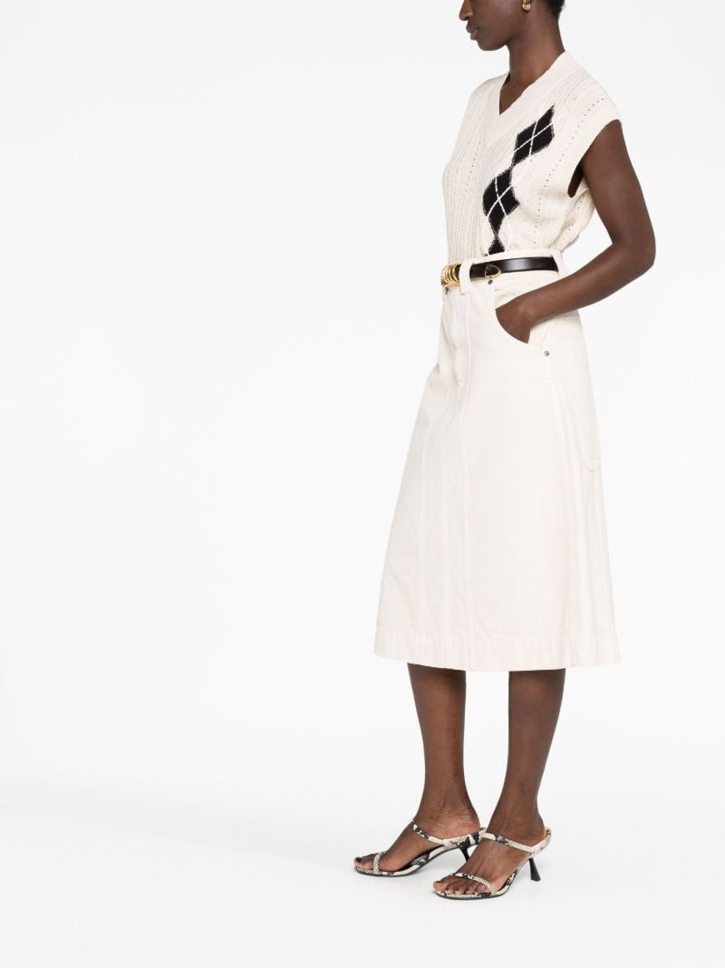 Neutral the Caroline Denim Midi Skirt