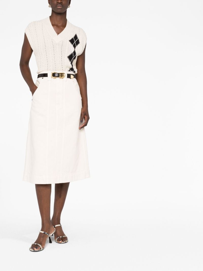 Neutral the Caroline Denim Midi Skirt