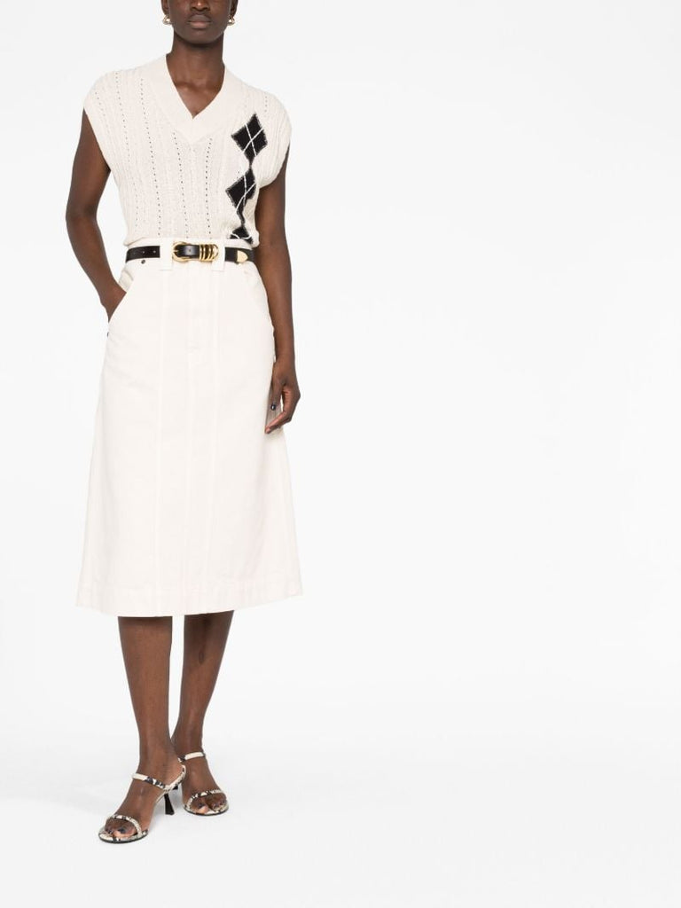 Neutral the Caroline Denim Midi Skirt