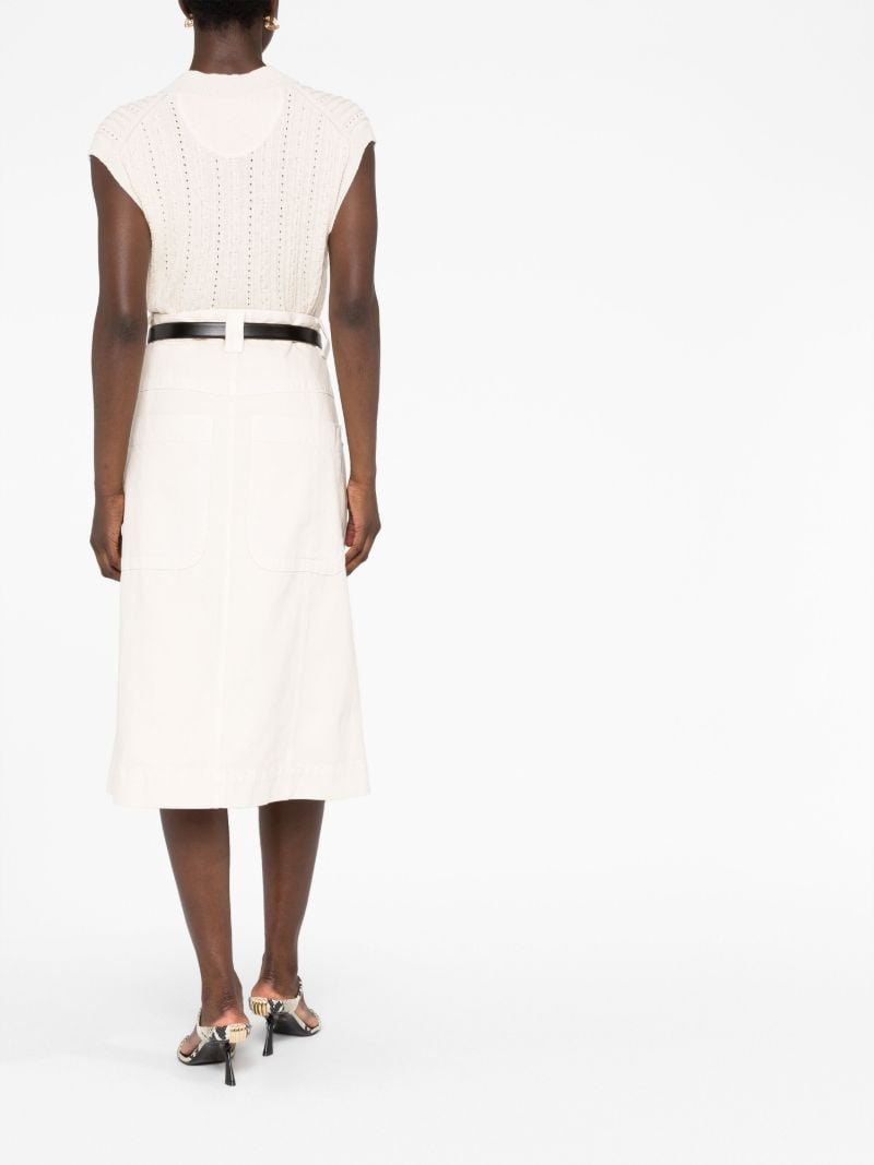 Neutral the Caroline Denim Midi Skirt