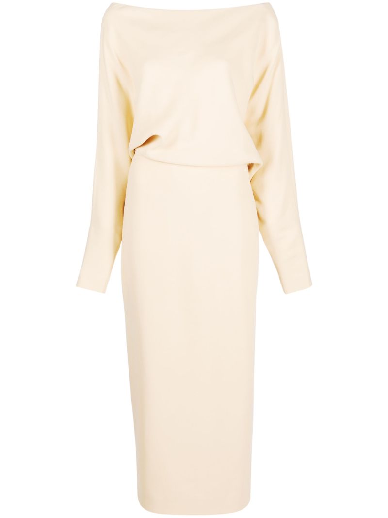 Yellow June Off-shoulder Dress