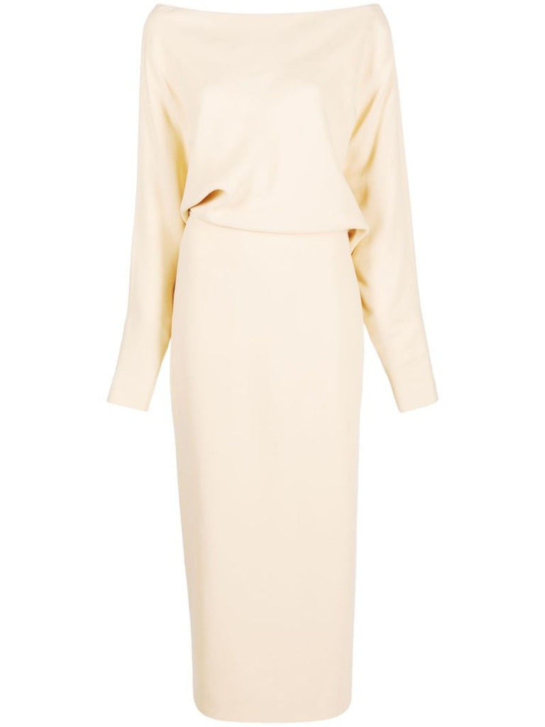 Yellow June Off-shoulder Dress
