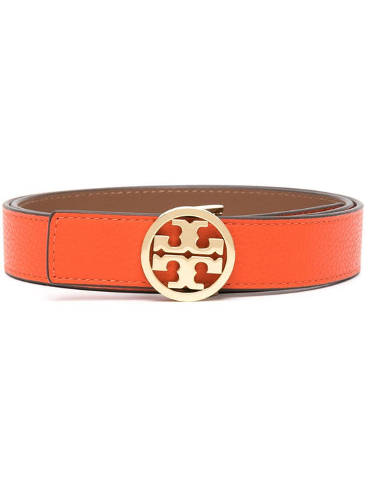 Orange Miller Reversible Leather Belt
