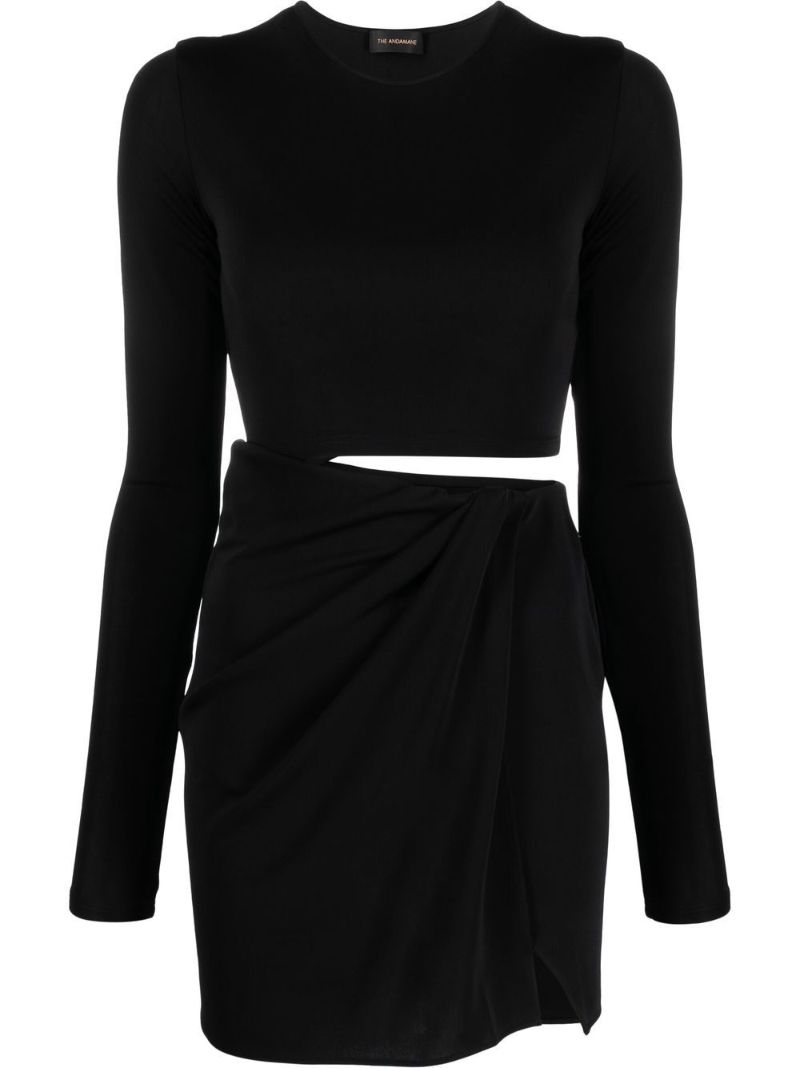 Black Cut-out Mini Dress