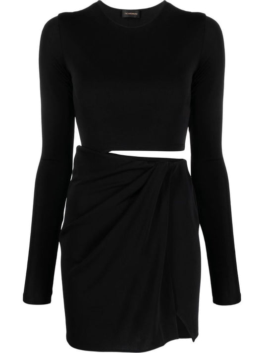 Black Cut-out Mini Dress
