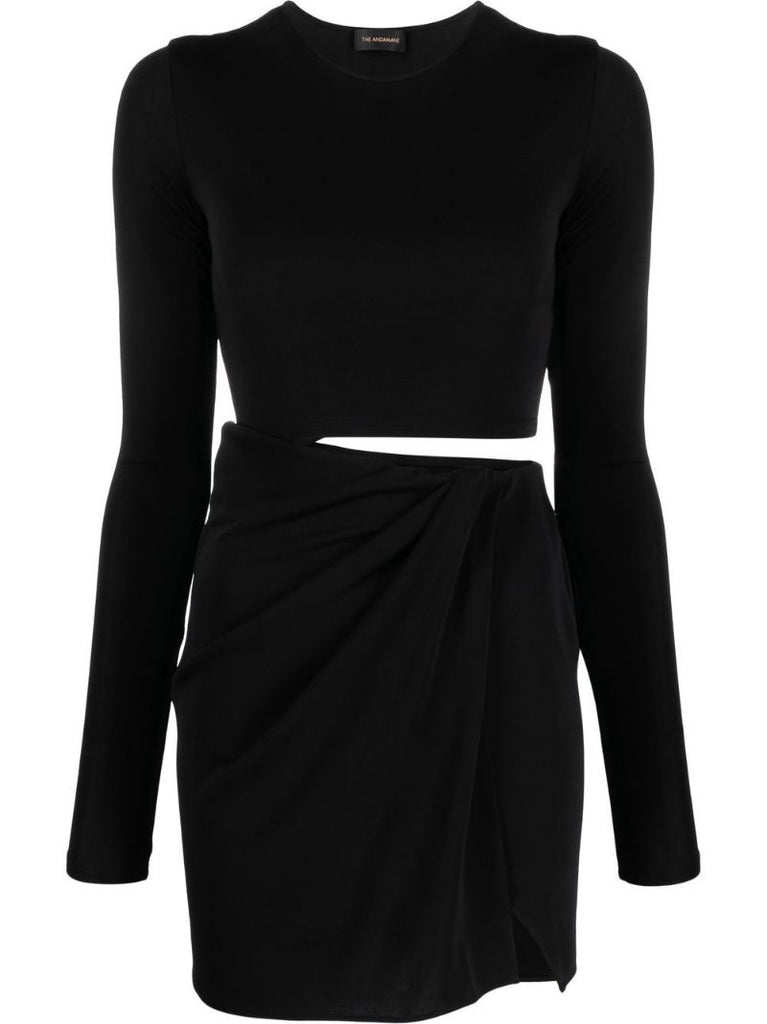 Black Cut-out Mini Dress