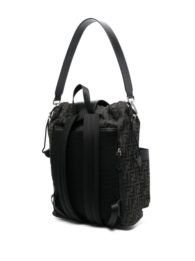 Grey Small Drawstring Backpack