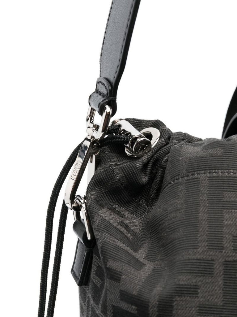 Grey Small Drawstring Backpack