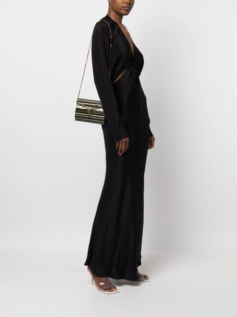 Green Vicky Clutch Bag