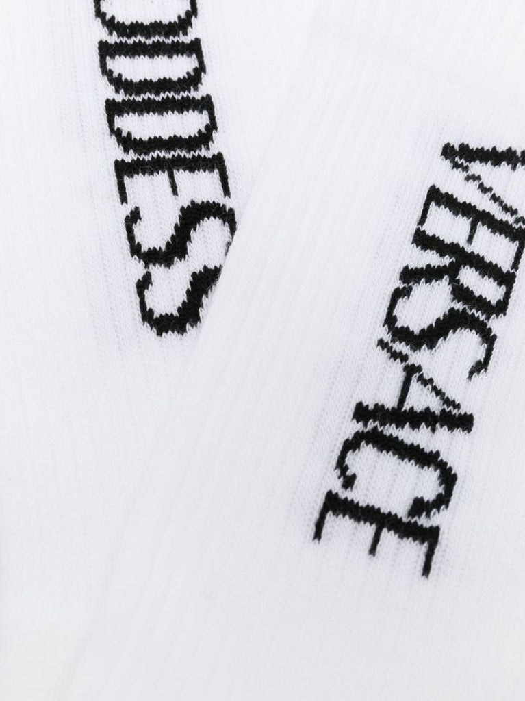White Versace Goddess Socks