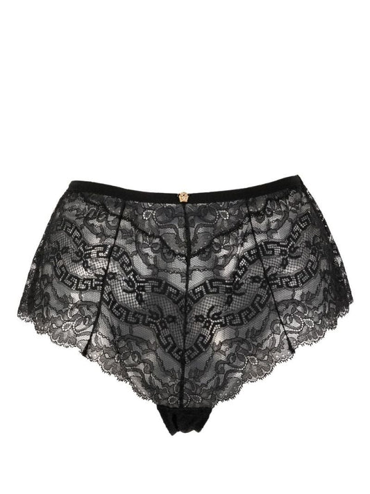 Black Barocco Lace Briefs