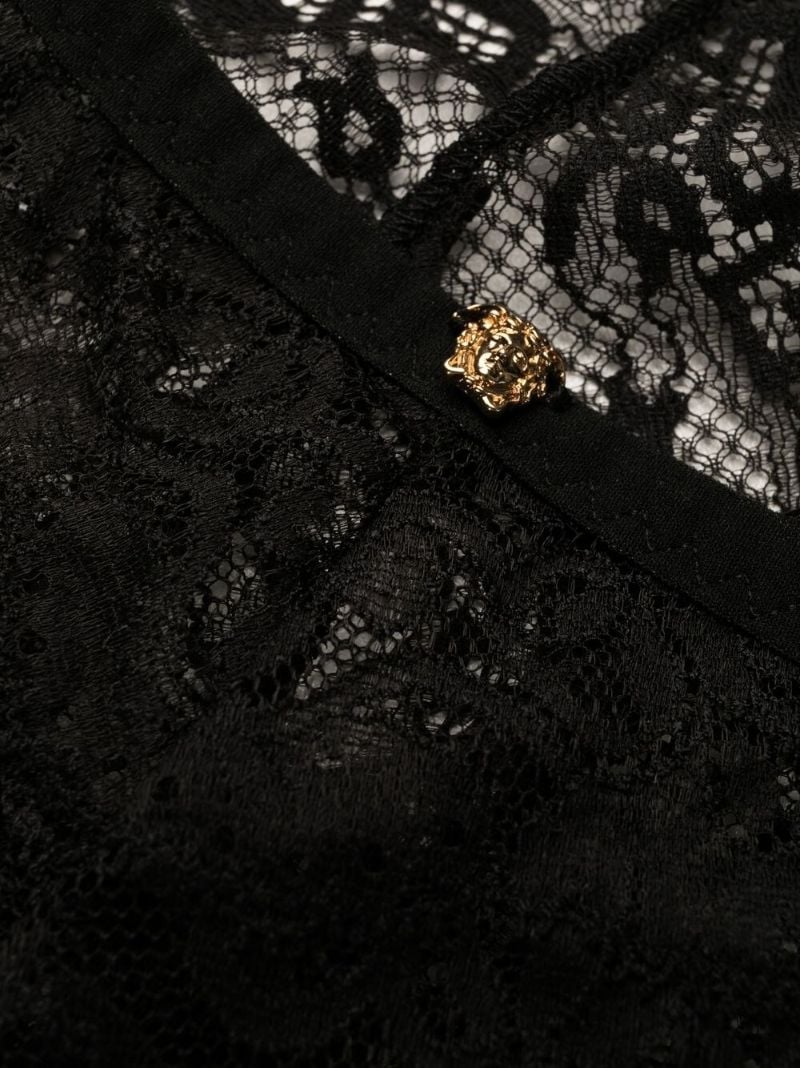 Black Barocco Lace Briefs