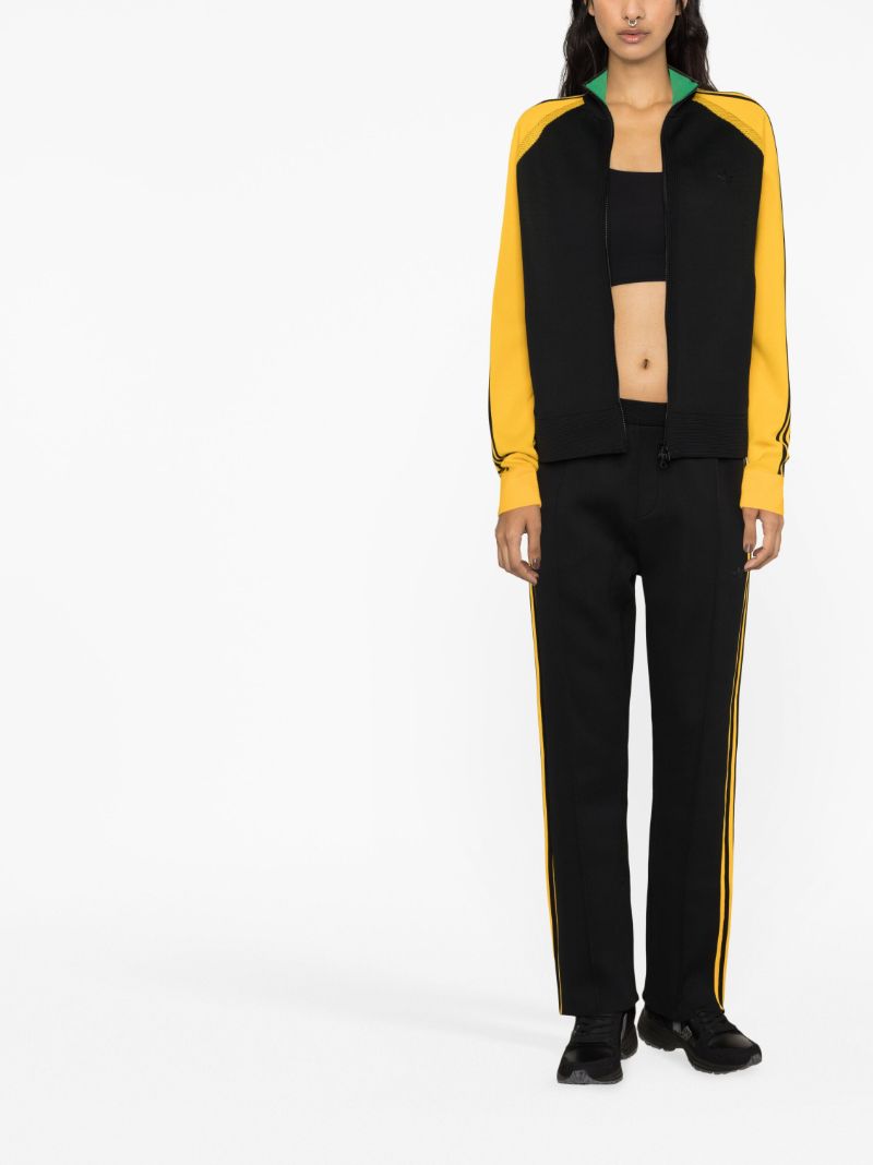 X Wales Bonner Black Side Stripe Track Pants