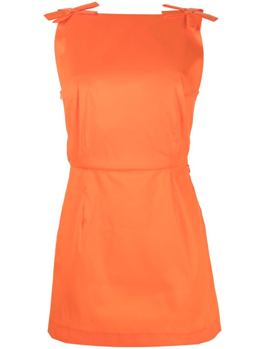 Orange Kim Sleeveless Mini Dress
