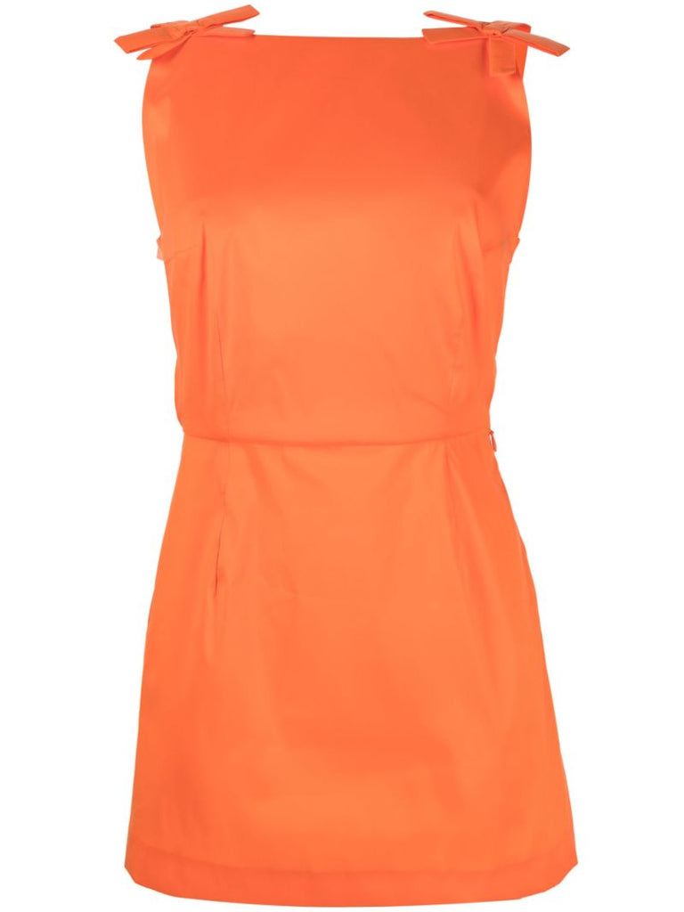 Orange Kim Sleeveless Mini Dress