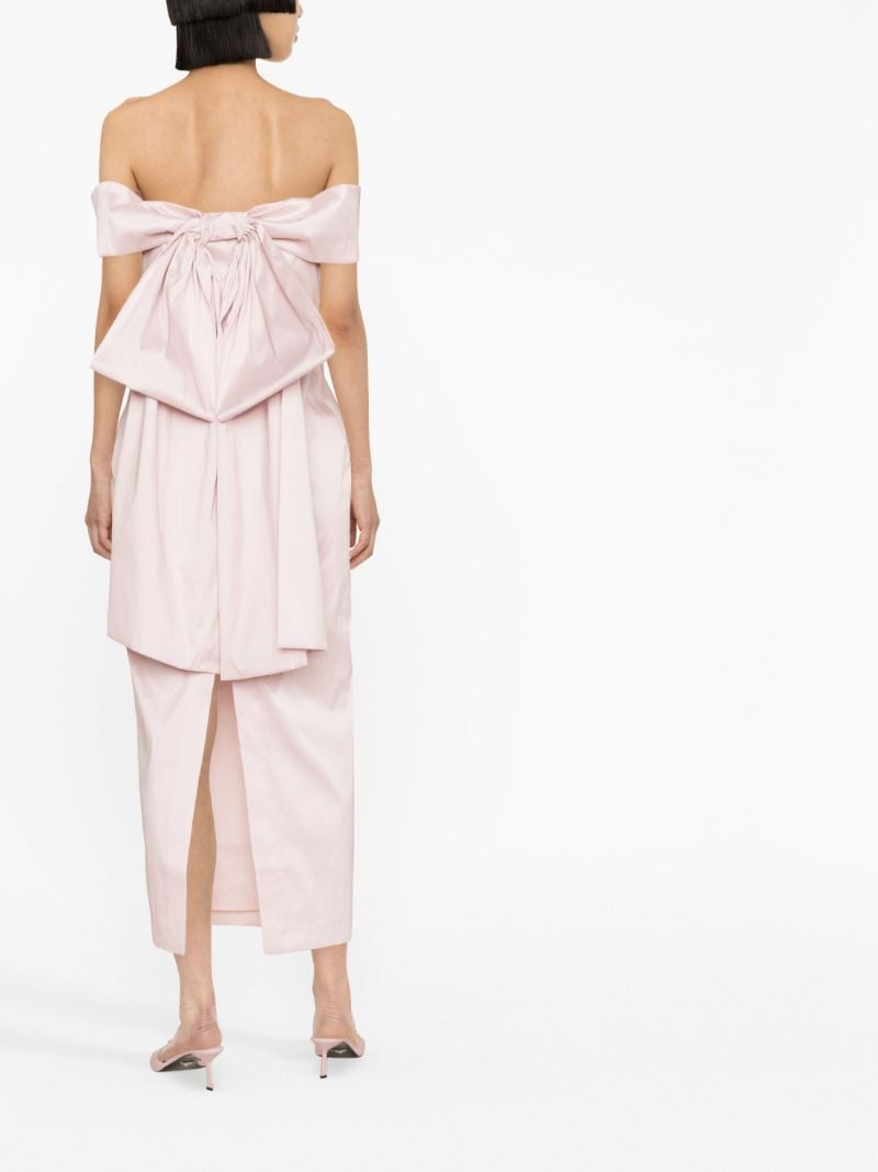 Pink Julia Bow-embellished Dress