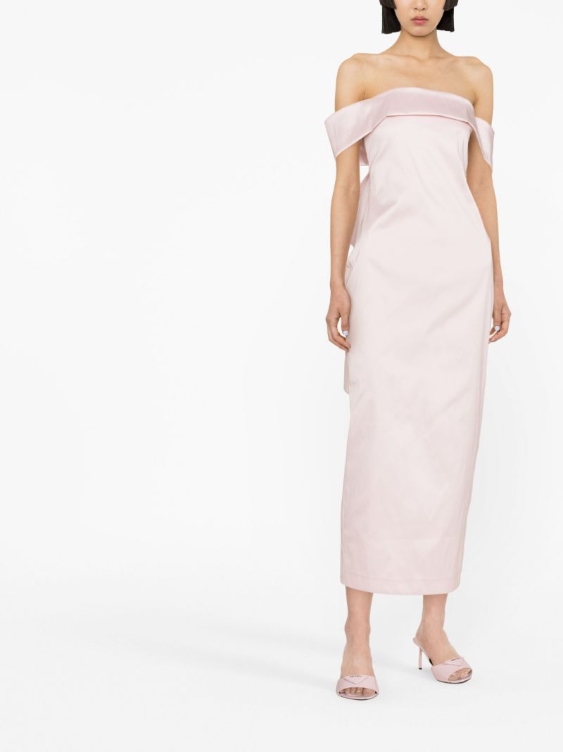 Pink Julia Bow-embellished Dress